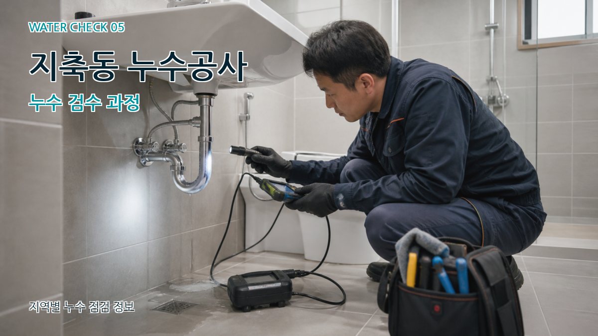지축동 누수공사 누수탐지 이미지