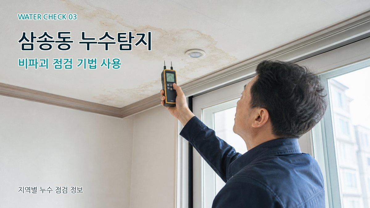 삼송동 천장누수 누수탐지 이미지