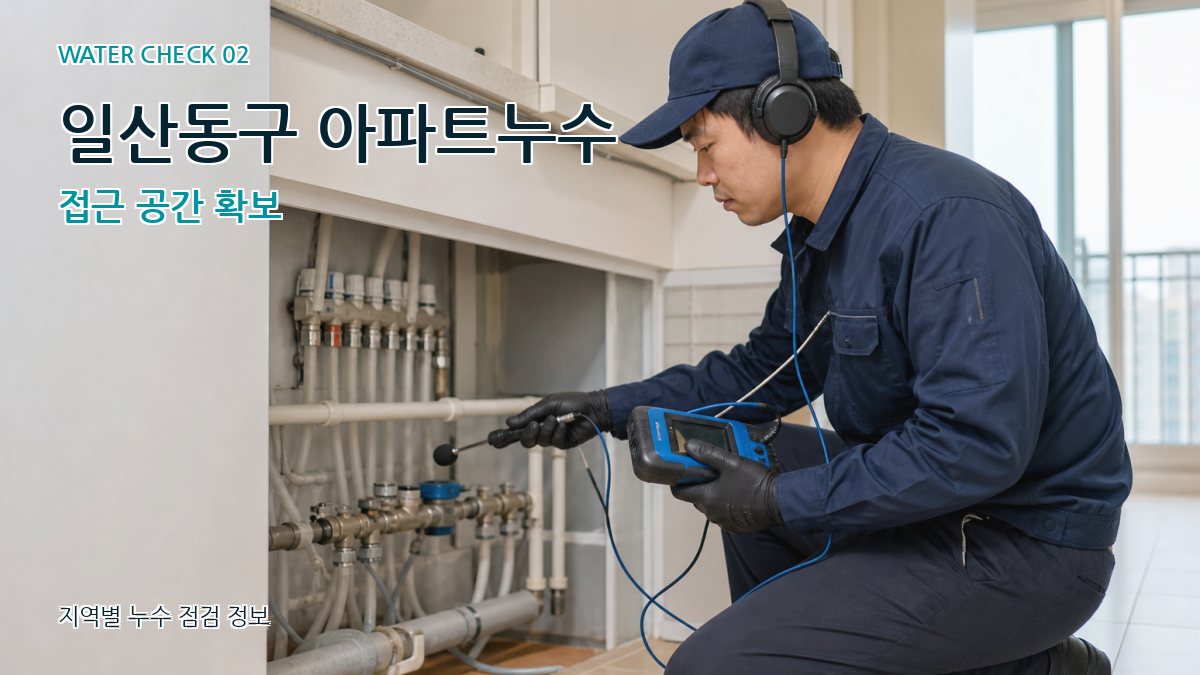 일산동구 화장실누수 누수탐지 이미지