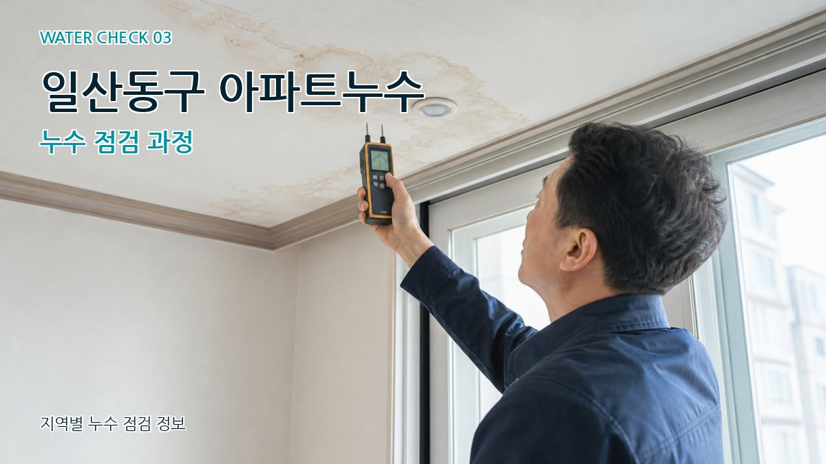 일산동구 천장누수 누수탐지 이미지