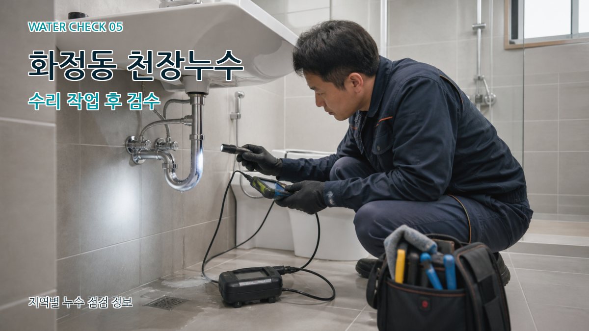 화정동 누수공사 누수탐지 이미지