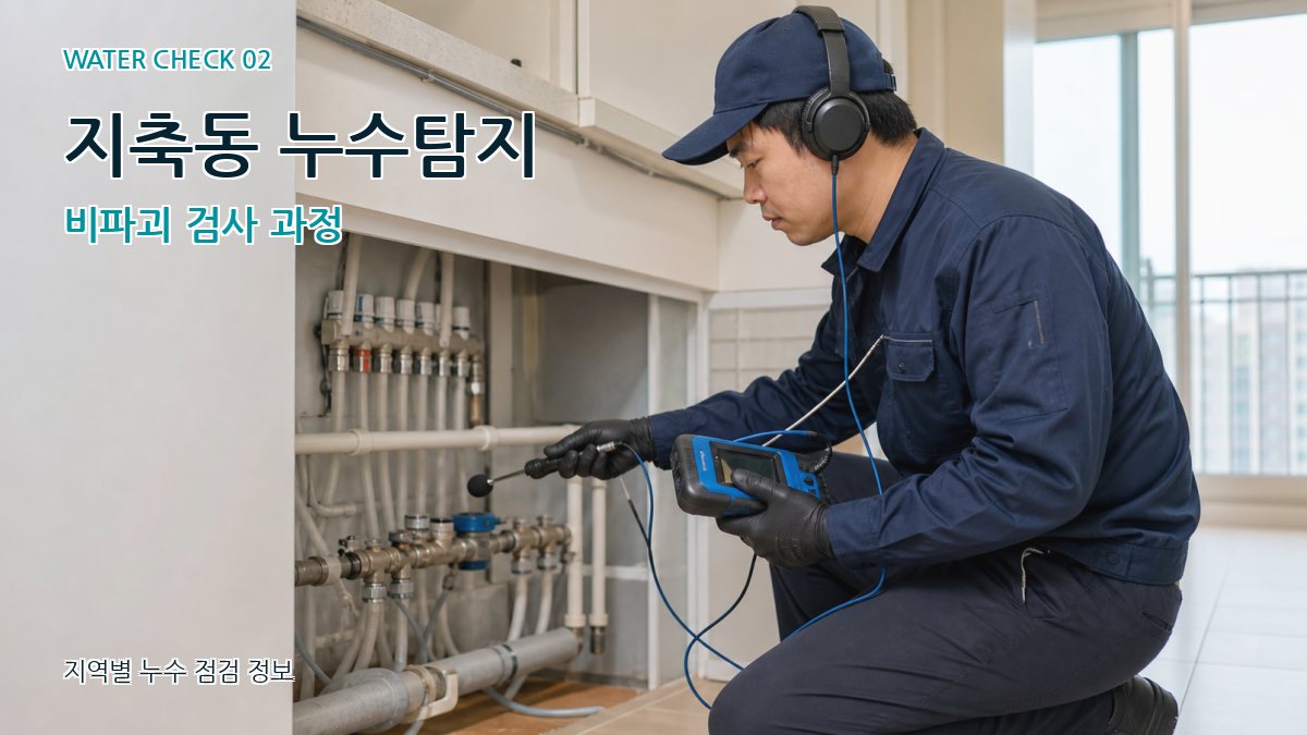 지축동 화장실누수 누수탐지 이미지