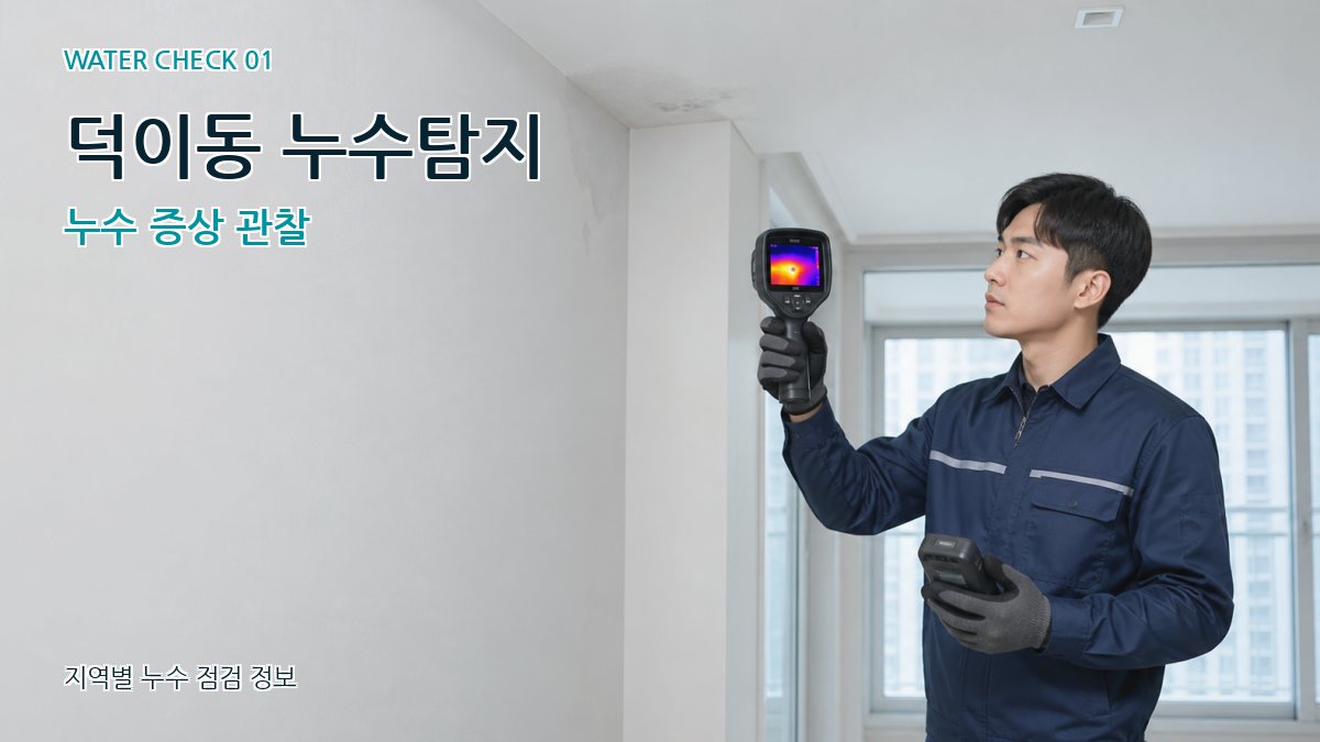 덕이동 아파트누수 누수탐지 이미지