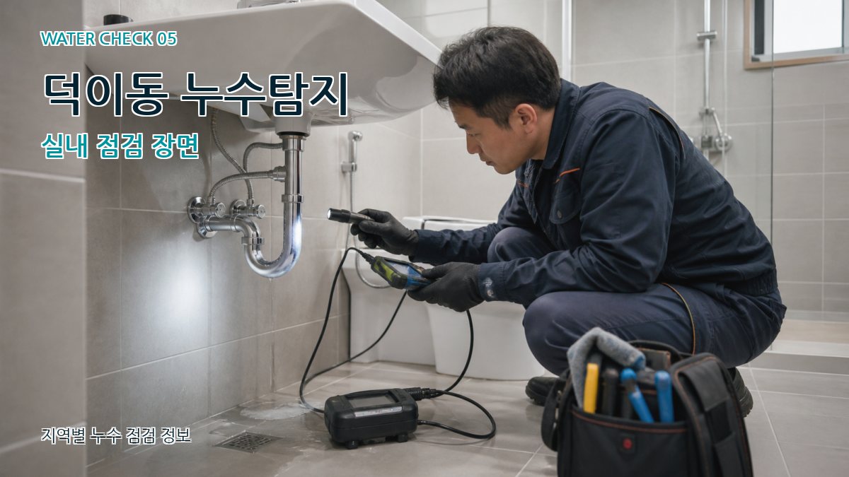 덕이동 누수공사 누수탐지 이미지