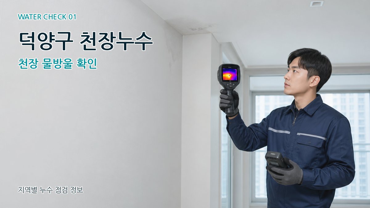 덕양구 아파트누수 누수탐지 이미지