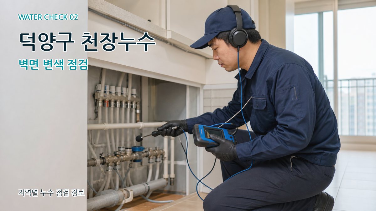 덕양구 화장실누수 누수탐지 이미지