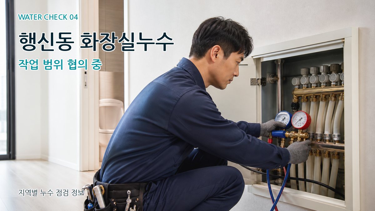 행신동 누수탐지 누수탐지 이미지