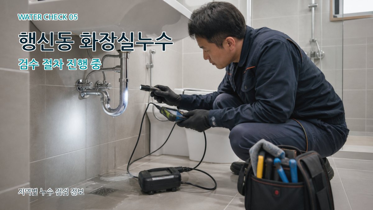 행신동 누수공사 누수탐지 이미지