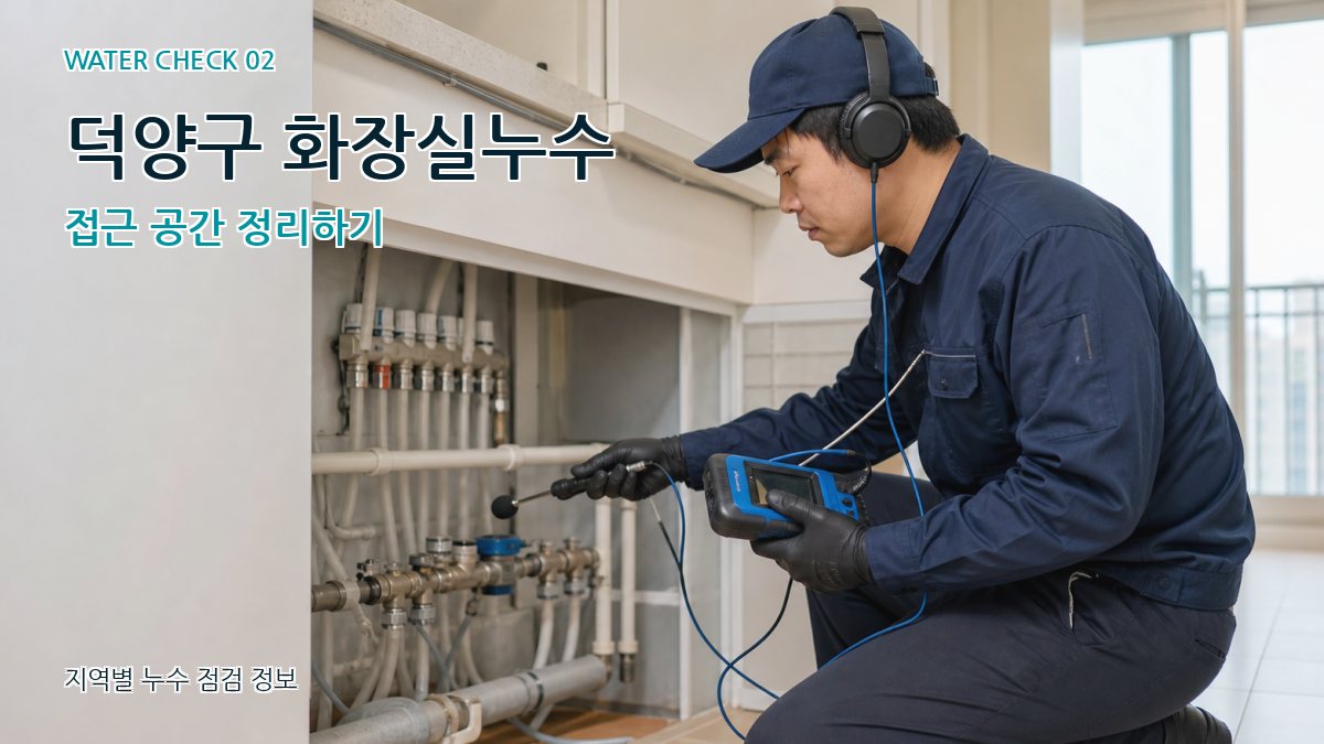 덕양구 화장실누수 누수탐지 이미지