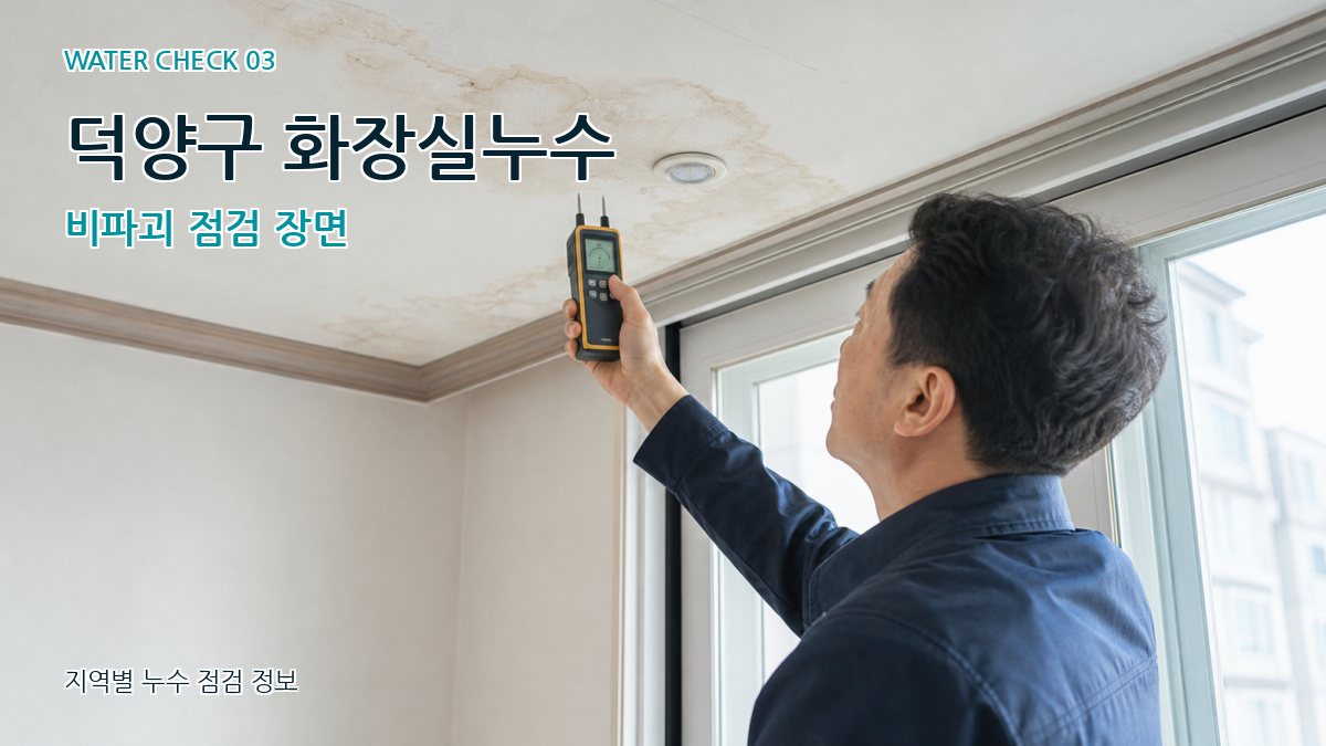 덕양구 천장누수 누수탐지 이미지